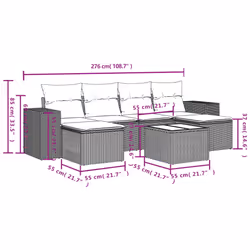 VidaXL 3255270 ensemble de meubles de jardin