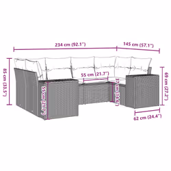 VidaXL 3255319 ensemble de meubles de jardin
