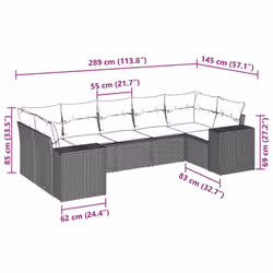 VidaXL 3255329 ensemble de meubles de jardin