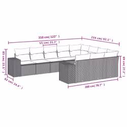 VidaXL 3255427 ensemble de meubles de jardin - Vue supplémentaire 7