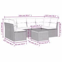 VidaXL 3255885 ensemble de meubles de jardin - Vue supplémentaire 7