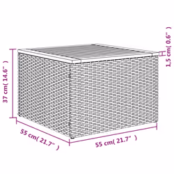 VidaXL 3255885 ensemble de meubles de jardin - Vue supplémentaire 8