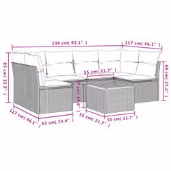 VidaXL 3255892 ensemble de meubles de jardin - Vue supplémentaire 7