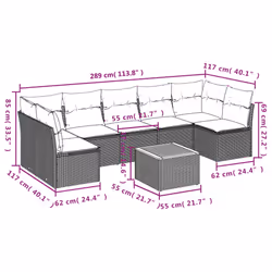 VidaXL 3255906 ensemble de meubles de jardin - Vue supplémentaire 7