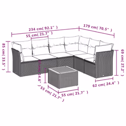 VidaXL 3255988 ensemble de meubles de jardin - Vue supplémentaire 7