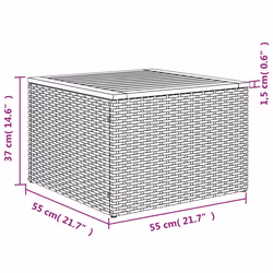 VidaXL 3256004 ensemble de meubles de jardin - Vue supplémentaire 8