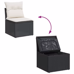 VidaXL 3256063 ensemble de meubles de jardin - Vue supplémentaire 8