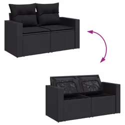 VidaXL 3256517 ensemble de meubles de jardin - Vue supplémentaire 5