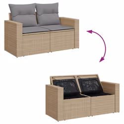 VidaXL 3256563 ensemble de meubles de jardin - Vue supplémentaire 8