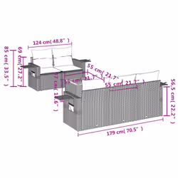 VidaXL 3256780 ensemble de meubles de jardin