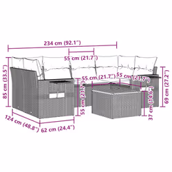 VidaXL 3256791 ensemble de meubles de jardin