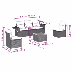 VidaXL 3256833 ensemble de meubles de jardin