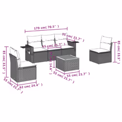 VidaXL 3256835 ensemble de meubles de jardin