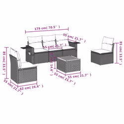 VidaXL 3256837 ensemble de meubles de jardin