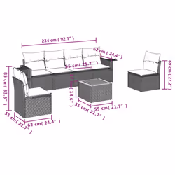 VidaXL 3256839 ensemble de meubles de jardin