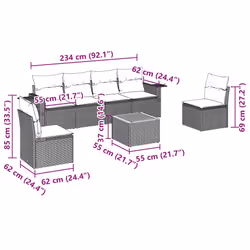 VidaXL 3256840 ensemble de meubles de jardin