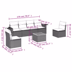 VidaXL 3256843 ensemble de meubles de jardin
