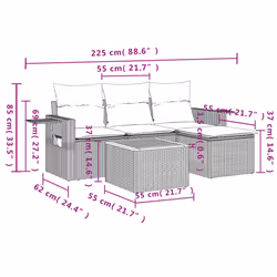 VidaXL 3256863 ensemble de meubles de jardin