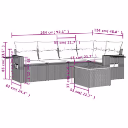 VidaXL 3256881 ensemble de meubles de jardin