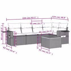 VidaXL 3256882 ensemble de meubles de jardin