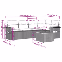 VidaXL 3256888 ensemble de meubles de jardin