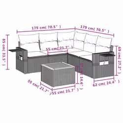 VidaXL 3256889 ensemble de meubles de jardin
