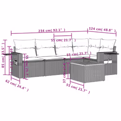 VidaXL 3256898 ensemble de meubles de jardin