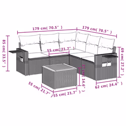 VidaXL 3256900 ensemble de meubles de jardin