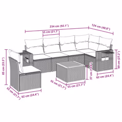 VidaXL 3256919 ensemble de meubles de jardin