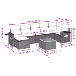 VidaXL 3257008 ensemble de meubles de jardin
