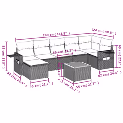 VidaXL 3257011 ensemble de meubles de jardin