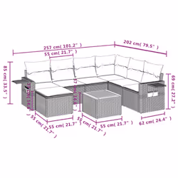VidaXL 3257012 ensemble de meubles de jardin