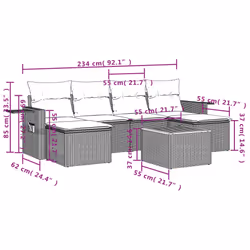 VidaXL 3257018 ensemble de meubles de jardin
