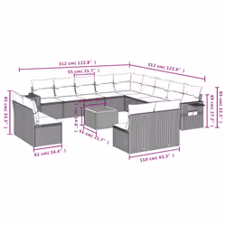 VidaXL 3257147 ensemble de meubles de jardin
