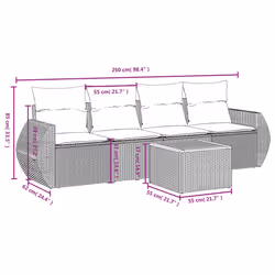 VidaXL 3257214 ensemble de meubles de jardin