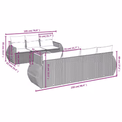 VidaXL 3257238 ensemble de meubles de jardin