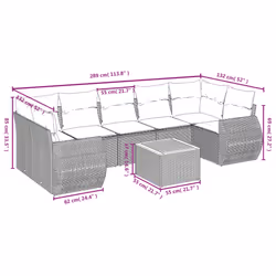 VidaXL 3257248 ensemble de meubles de jardin