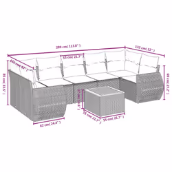 VidaXL 3257250 ensemble de meubles de jardin
