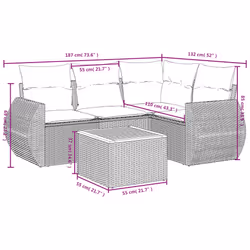 VidaXL 3257319 ensemble de meubles de jardin