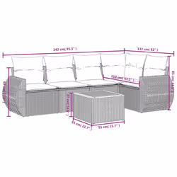 VidaXL 3257323 ensemble de meubles de jardin