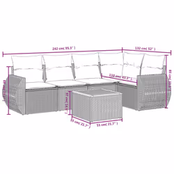 VidaXL 3257325 ensemble de meubles de jardin