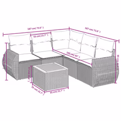 VidaXL 3257330 ensemble de meubles de jardin