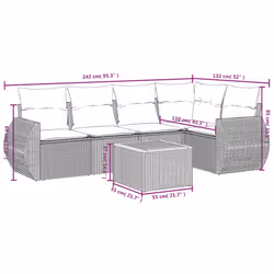 VidaXL 3257332 ensemble de meubles de jardin