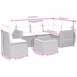 VidaXL 3257334 ensemble de meubles de jardin