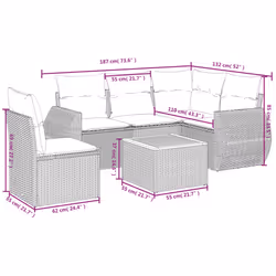VidaXL 3257337 ensemble de meubles de jardin