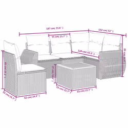 VidaXL 3257341 ensemble de meubles de jardin