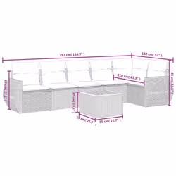 VidaXL 3257344 ensemble de meubles de jardin
