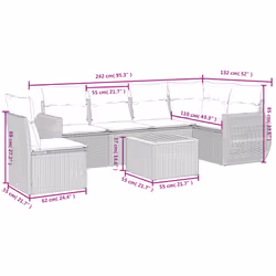 VidaXL 3257347 ensemble de meubles de jardin