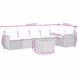 VidaXL 3257351 ensemble de meubles de jardin