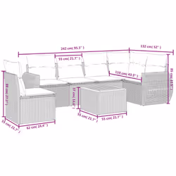 VidaXL 3257360 ensemble de meubles de jardin